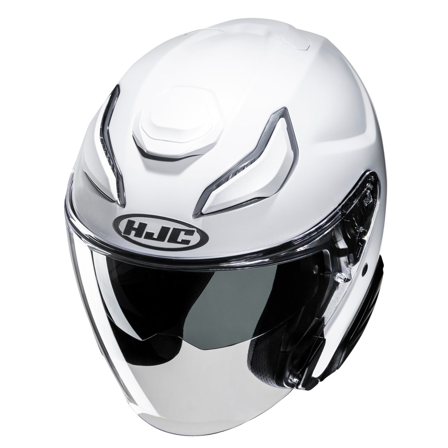 HJC F31 SOLID HELMET - PEARL WHITE