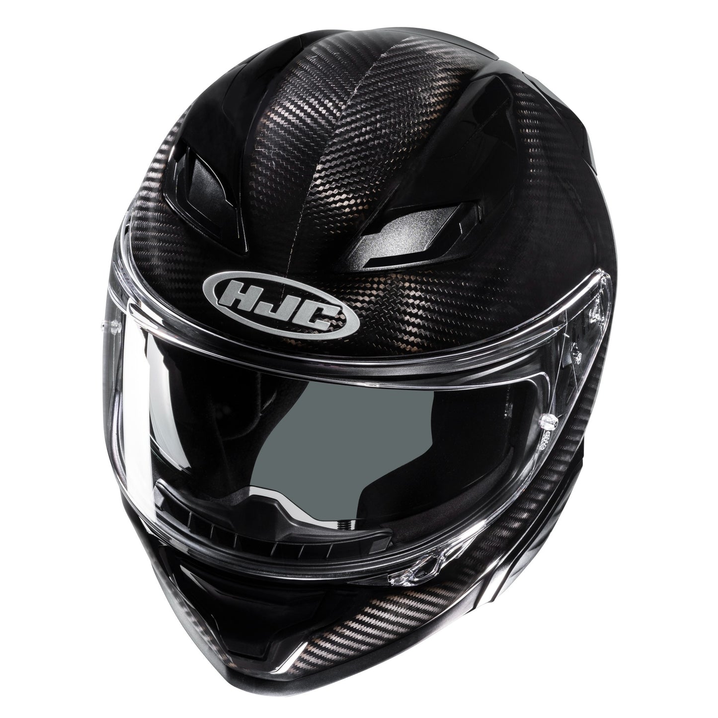 HJC F71 CARBON SOLID HELMET - BLACK