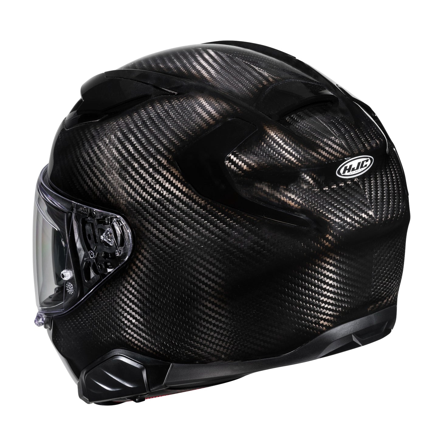 HJC F71 CARBON SOLID HELMET - BLACK