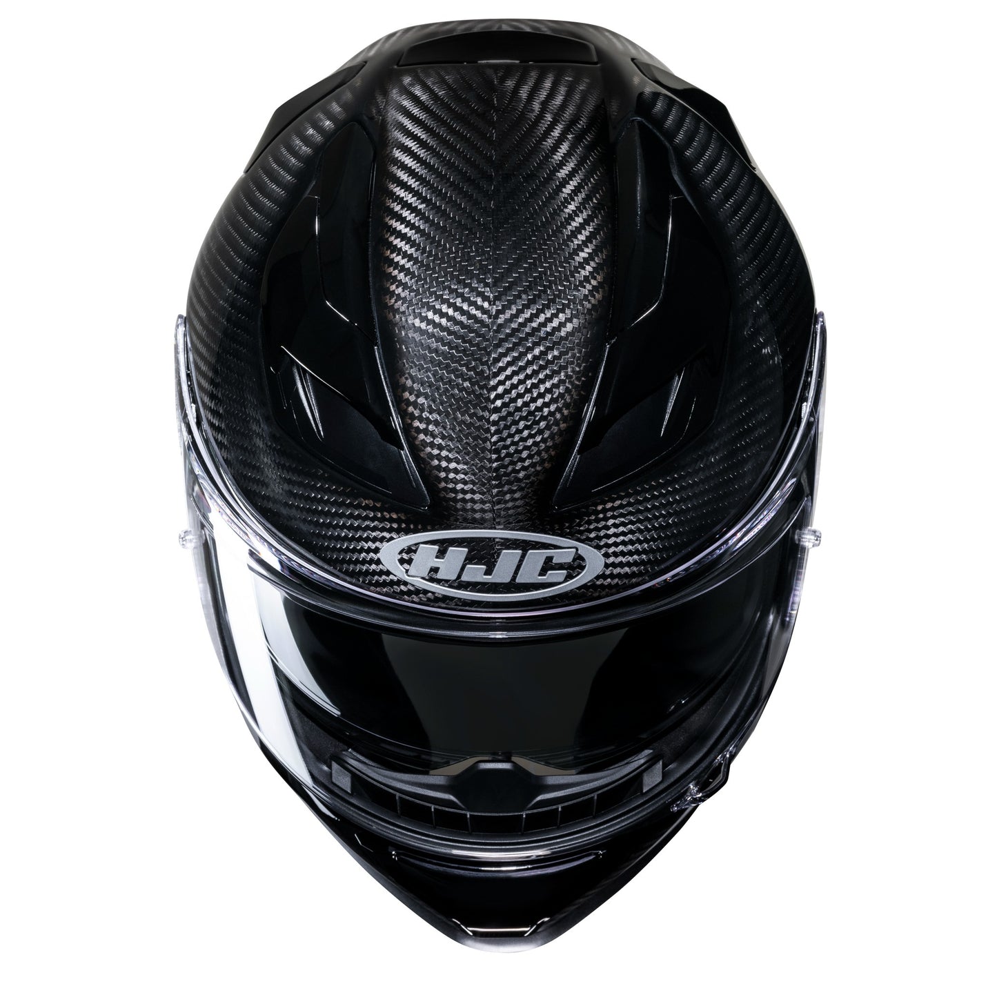 HJC F71 CARBON SOLID HELMET - BLACK