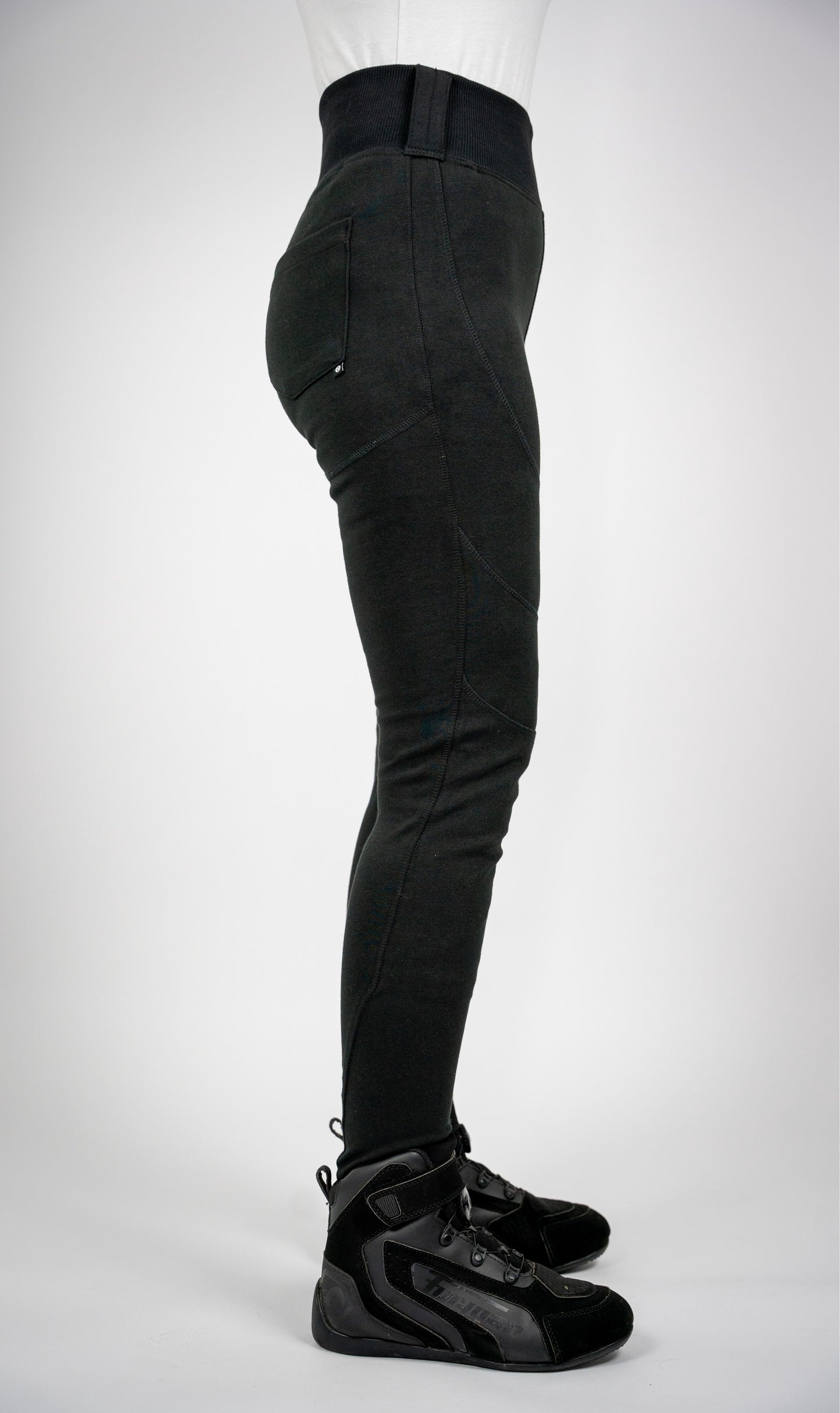 BULL-IT LADIES FALCON SLIM JEGGING SHORT LEG - BLACK