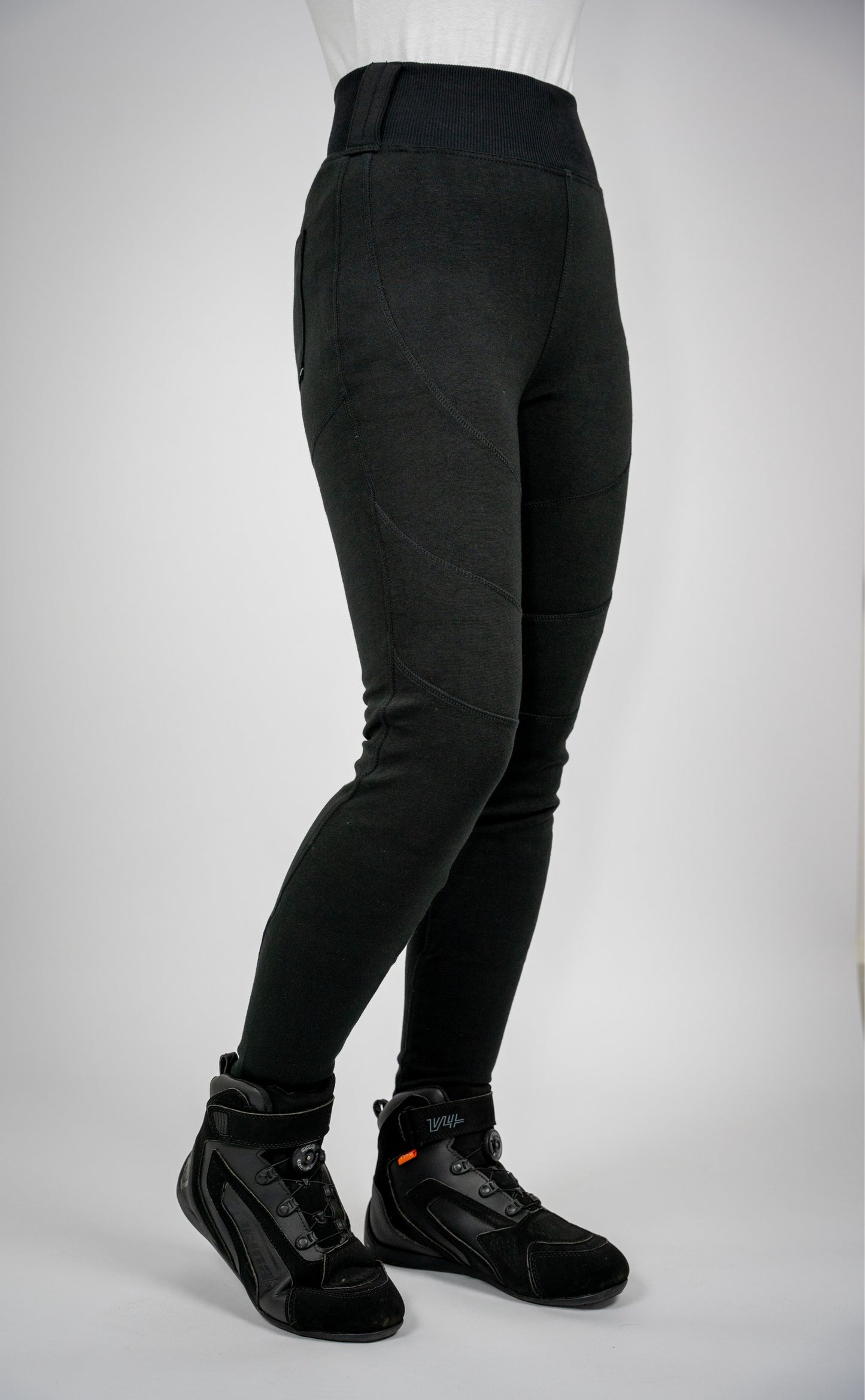 BULL-IT LADIES FALCON SLIM JEGGING SHORT LEG - BLACK