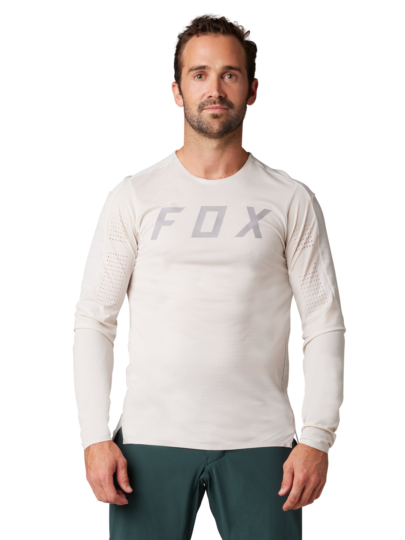 FOX FLEXAIR PRO LS JERSEY - VINTAGE WHITE