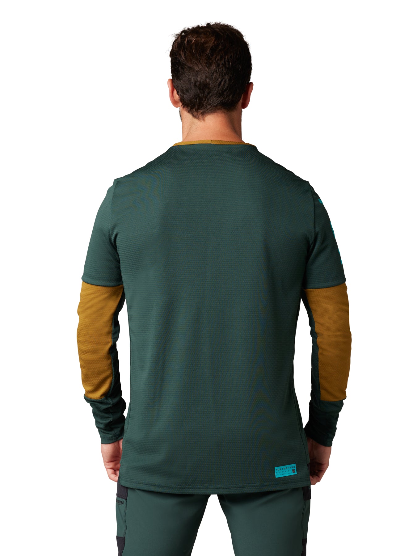 FOX DEFEND FOXHEAD LS JERSEY - EMERALD