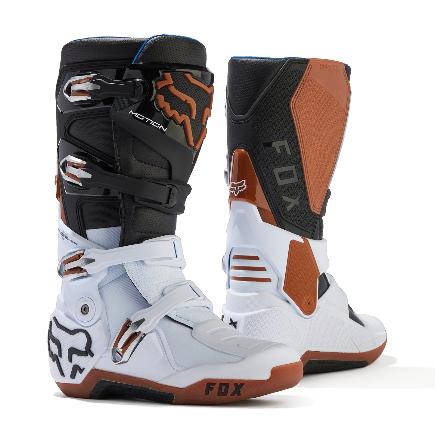 FOX MOTION BOOTS - BLACK/WHITE/GUM