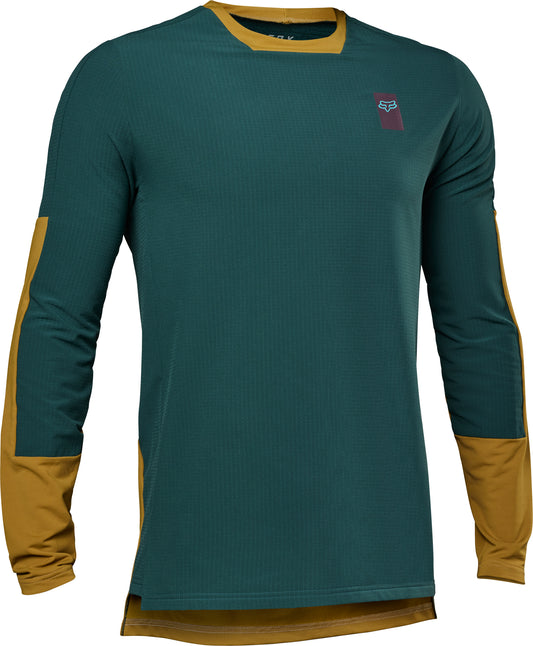 FOX DEFEND THERMAL JERSEY - EMERALD