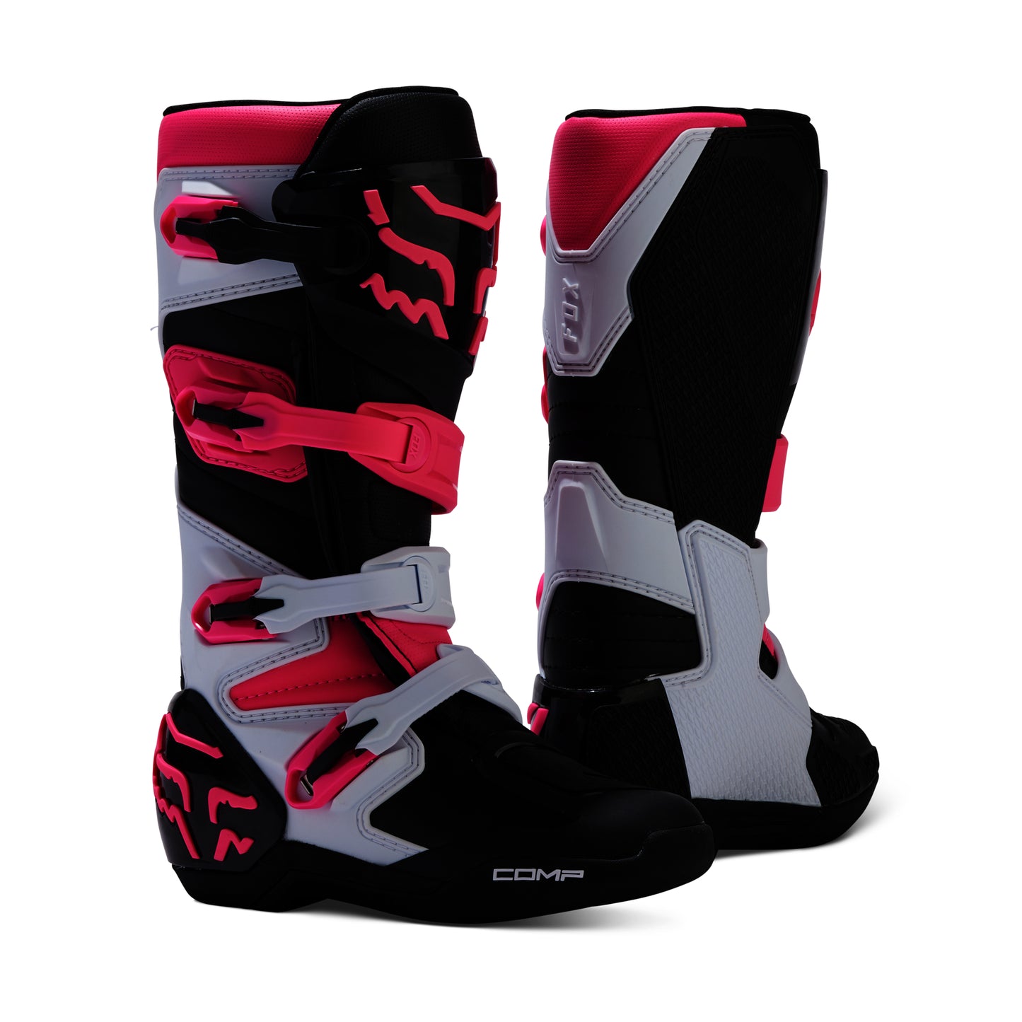 FOX 2025 WOMENS COMP BOOTS - BLACK/PINK