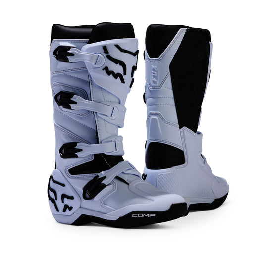 FOX YOUTH COMP BOOTS - WHITE