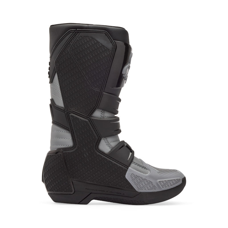 FOX YOUTH COMP CORE BOOTS - BLACK/GREY