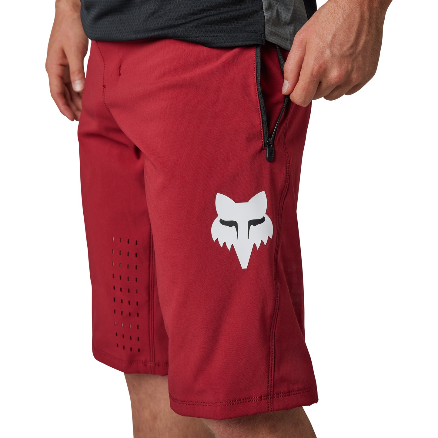 FOX DEFEND AURORA SHORTS - BORDEAUX