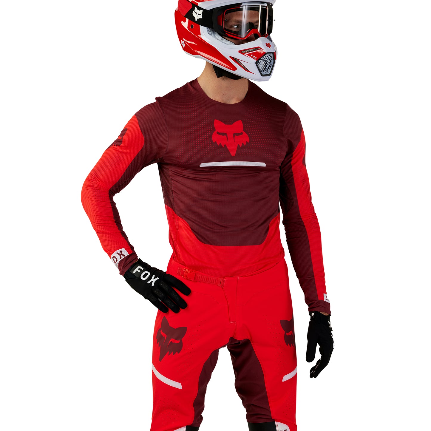 FOX 2024 FLEXAIR OPTICAL JERSEY - FLO RED