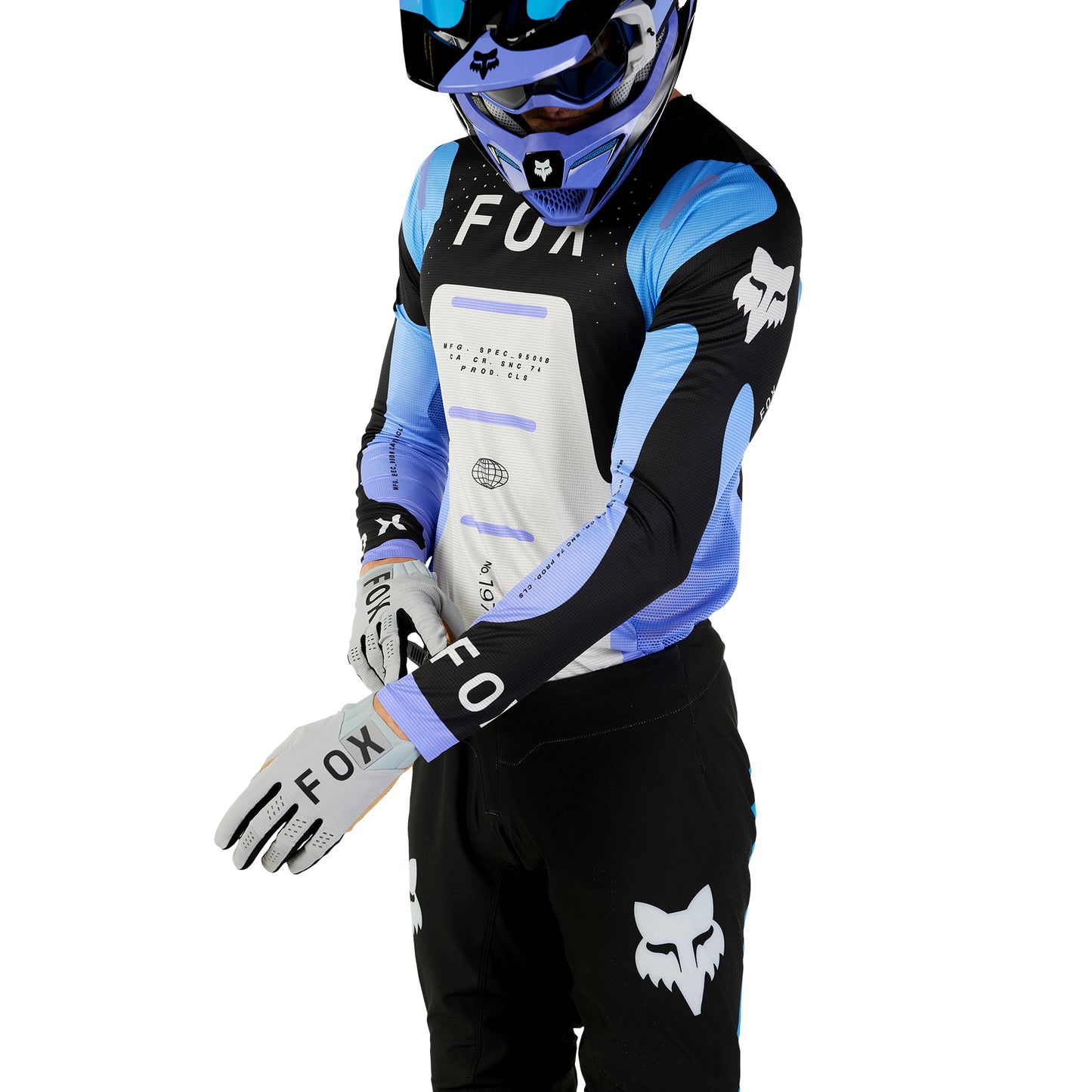 FOX 2024 FLEXAIR MAGNETIC JERSEY - BLACK/PURPLE