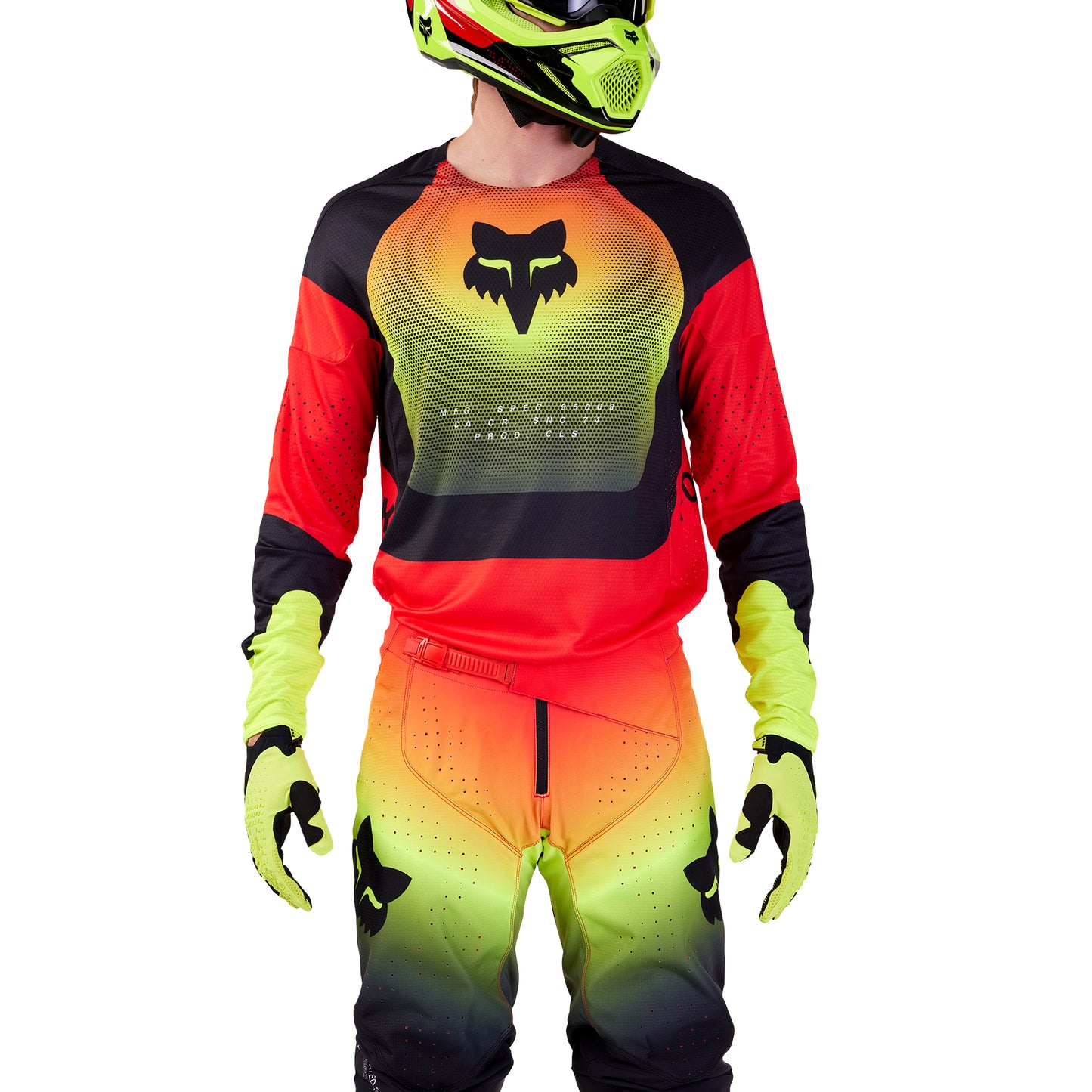 FOX 2024 360 REVISE JERSEY - RED/YELLOW