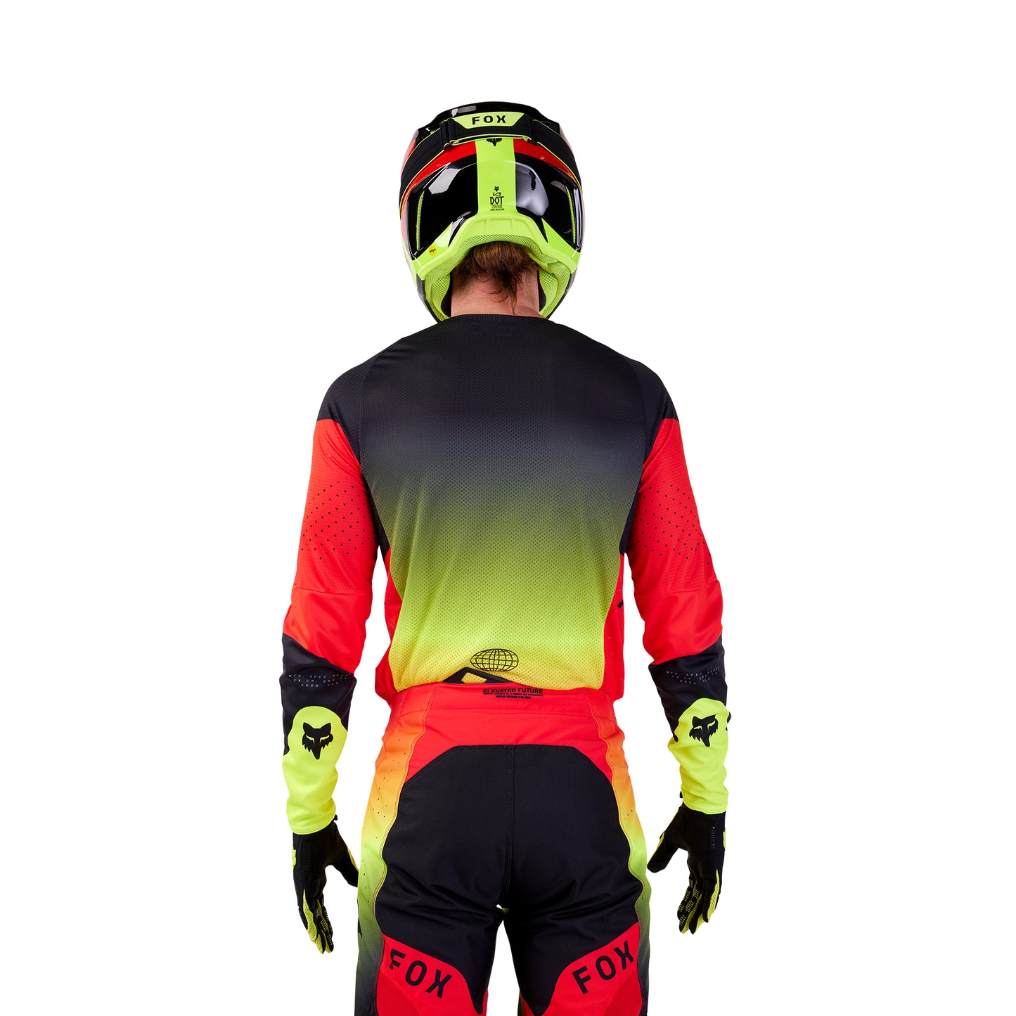 FOX 2024 360 REVISE JERSEY - RED/YELLOW
