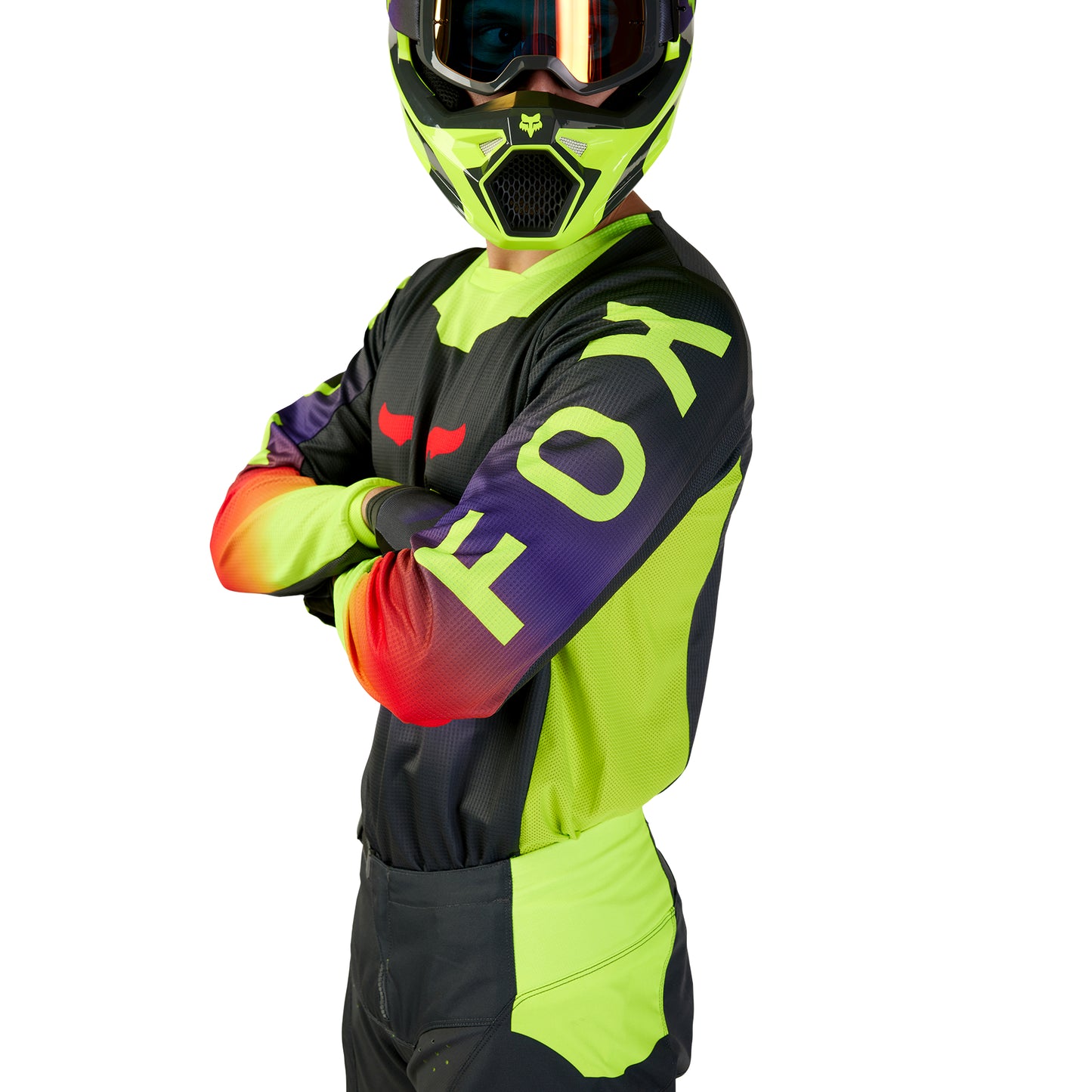 FOX 2024 180 FLORA JERSEY - DARK SHADOW