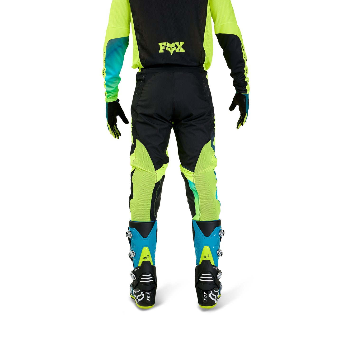 FOX 2024 360 STREAK PANTS - BLACK/YELLOW