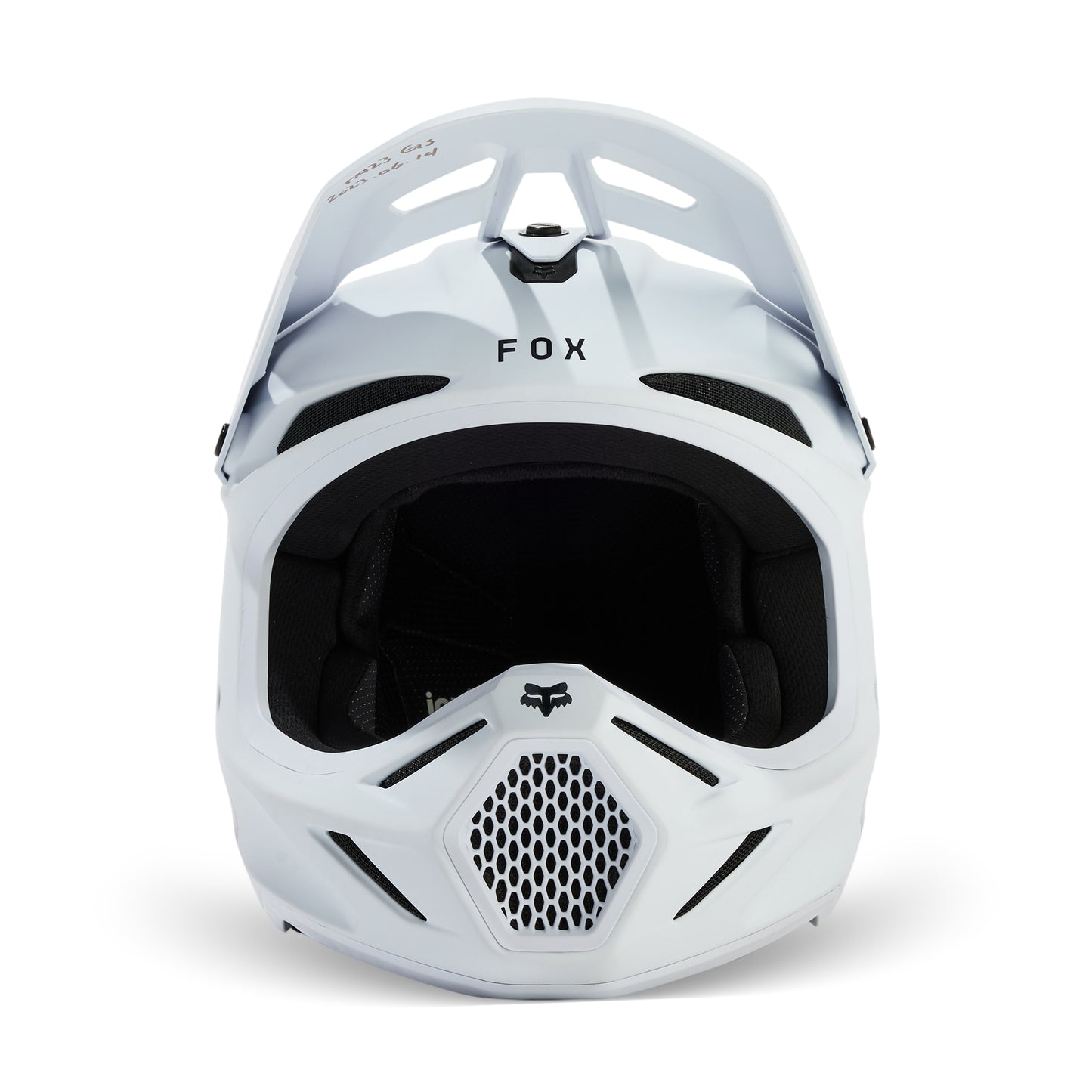 FOX 2025 V3 SOLID HELMET - MATTE WHITE