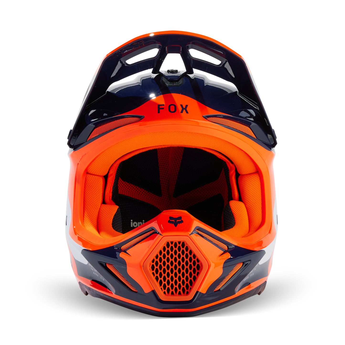 FOX 2024 V3 REVISE HELMET - NAVY/ORANGE