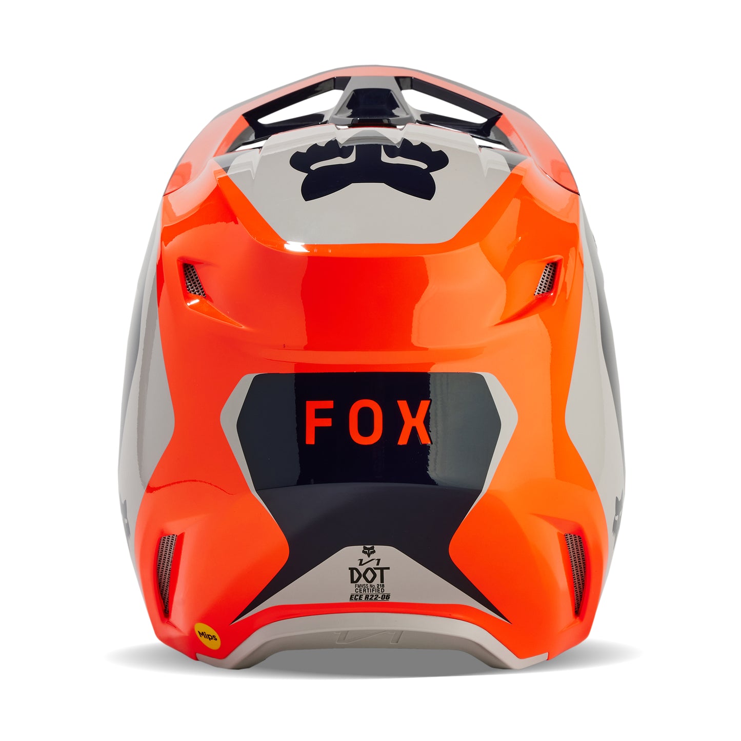 FOX 2024 V1 NITRO HELMET - FLO ORANGE