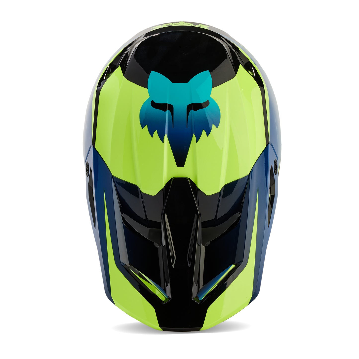 FOX 2024 V1 STREAK HELMET - BLACK/YELLOW