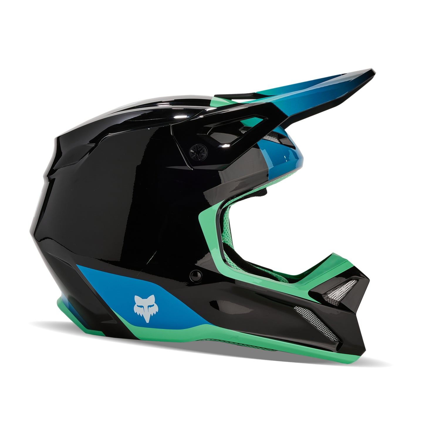 FOX 2024 V1 BALLAST HELMET - BLACK/BLUE