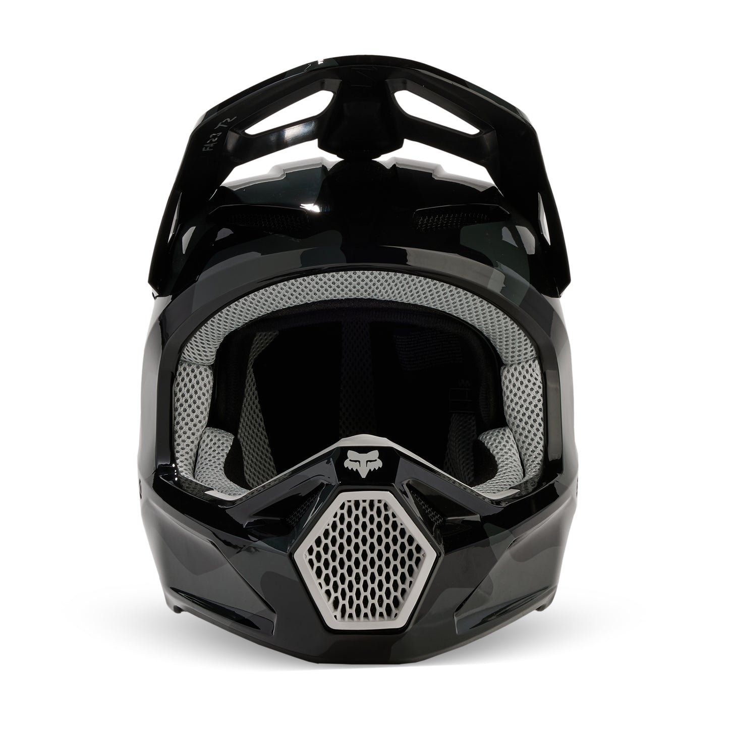 FOX 2025 V1 BNKR HELMET - BLACK CAMO