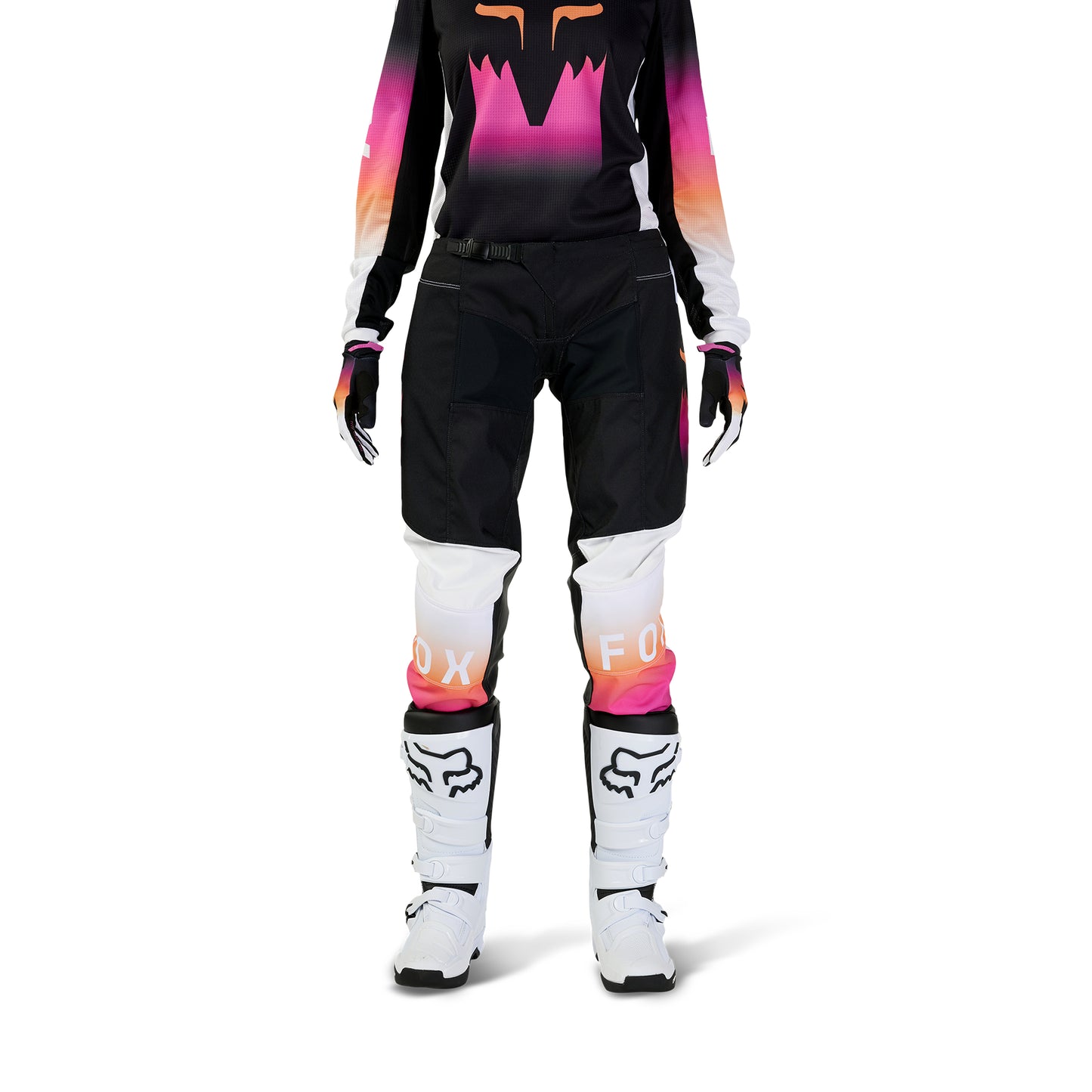 FOX 2024 WOMENS 180 FLORA PANTS - BLACK/PINK