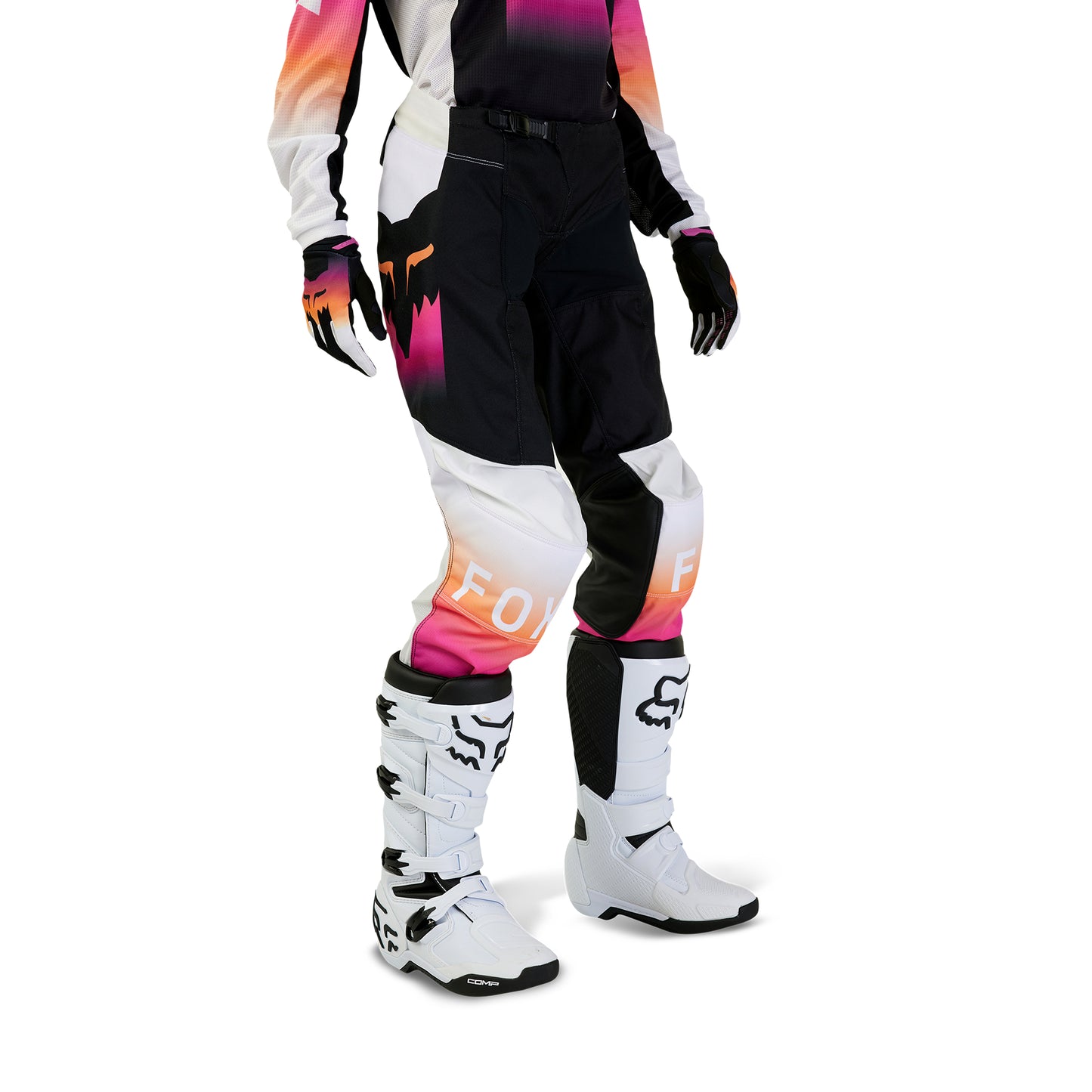 FOX 2024 WOMENS 180 FLORA PANTS - BLACK/PINK