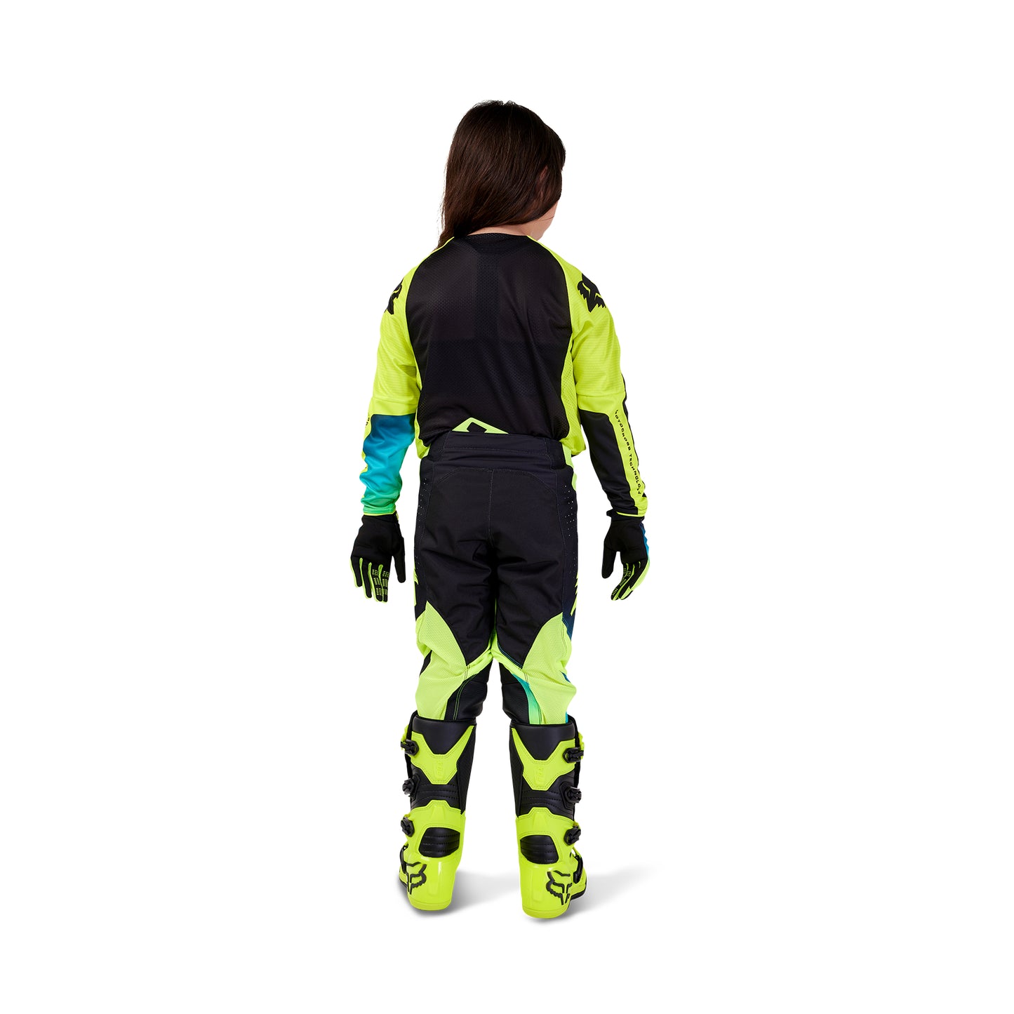 FOX 2024 YOUTH 360 STREAK PANTS - BLACK/YELLOW