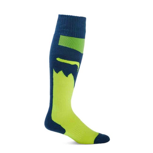 FOX 2024 180 FLORA SOCKS - BLUE/YELLOW