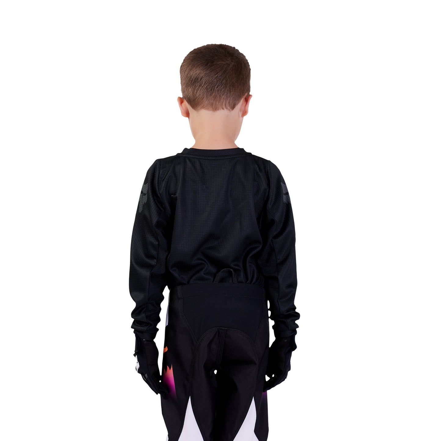FOX 2025 KIDS 180 BLACKOUT JERSEY - BLACK/BLACK