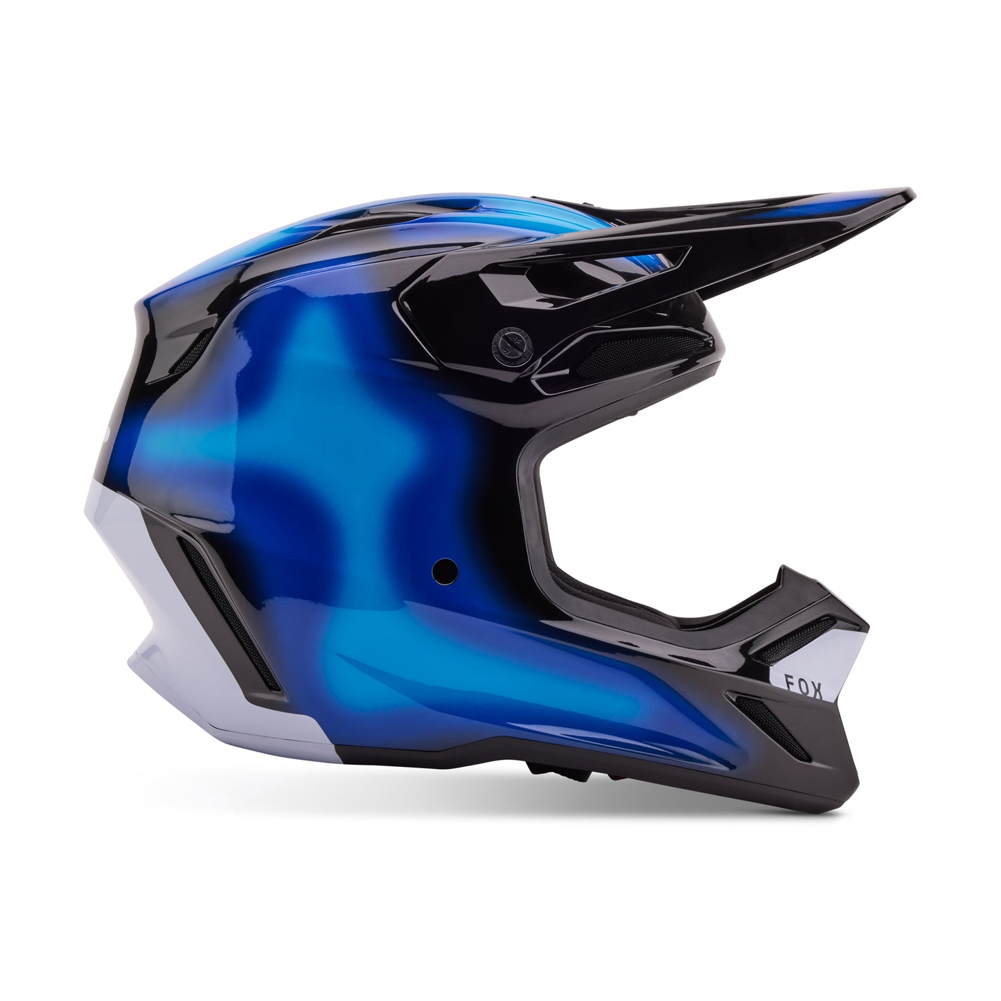 FOX 2024 V3 VOLATILE HELMET - BLACK/BLUE