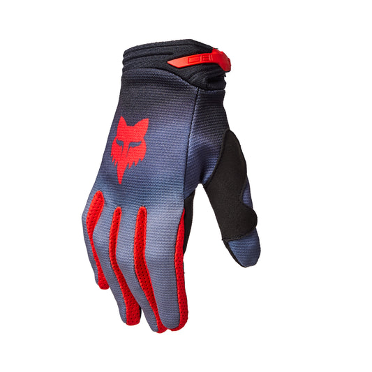 FOX 2024 YOUTH 180 INTERFERE GLOVES - GREY/RED