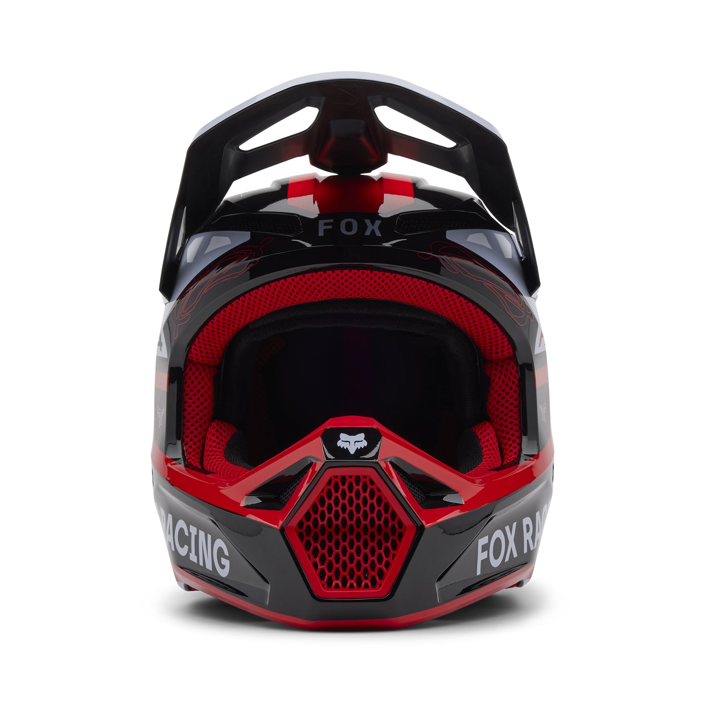 FOX 2025 V1 RACE SPEC HELMET - FLO RED