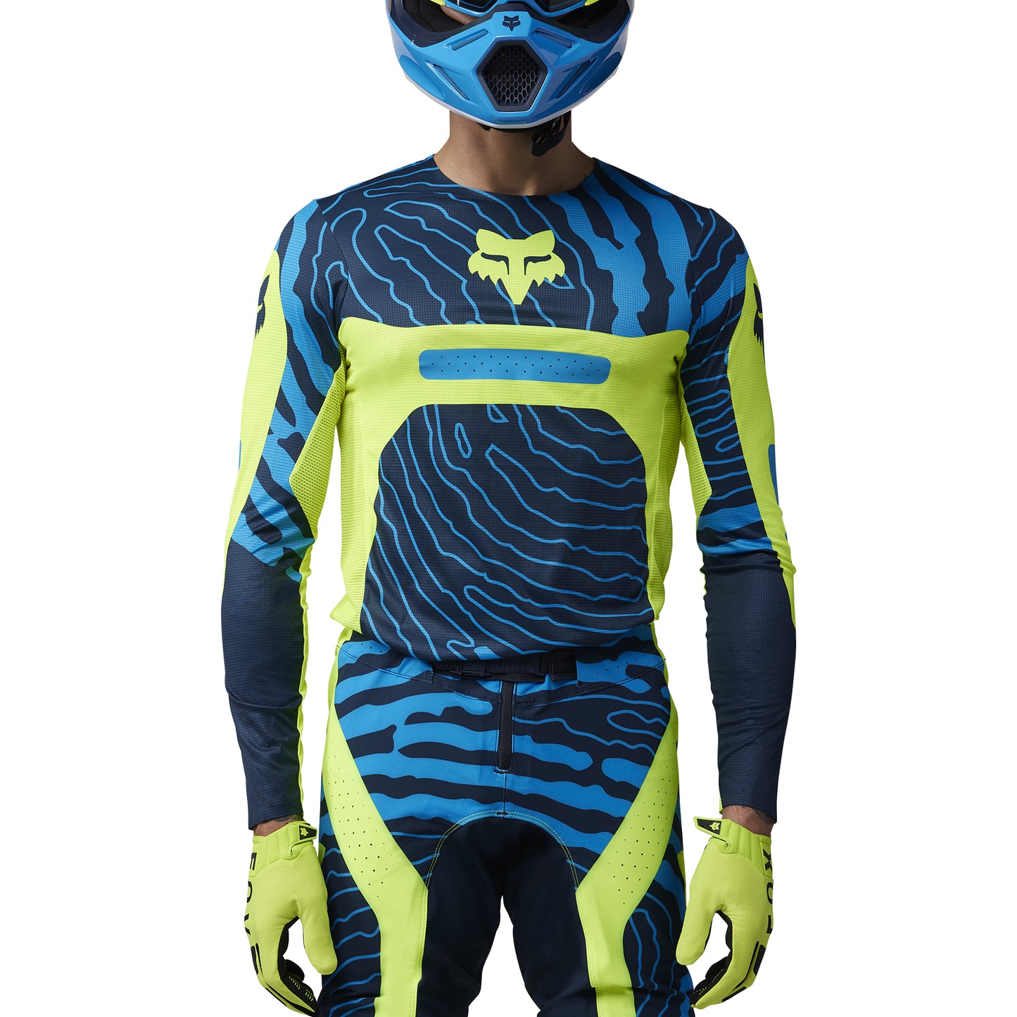 FOX 2025 FLEXAIR IMPRESSION JERSEY - FLO YELLOW