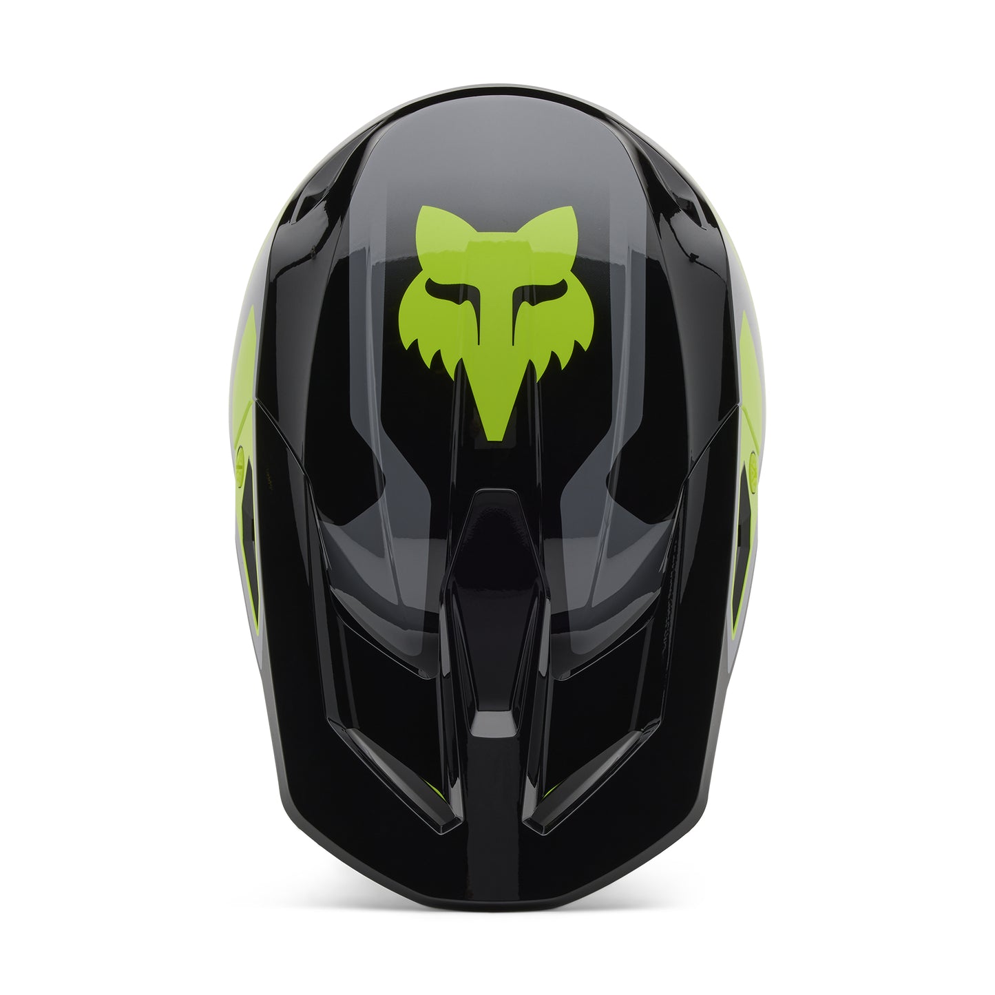 FOX 2025 YOUTH V1 LEAN HELMET - GREY/YELLOW