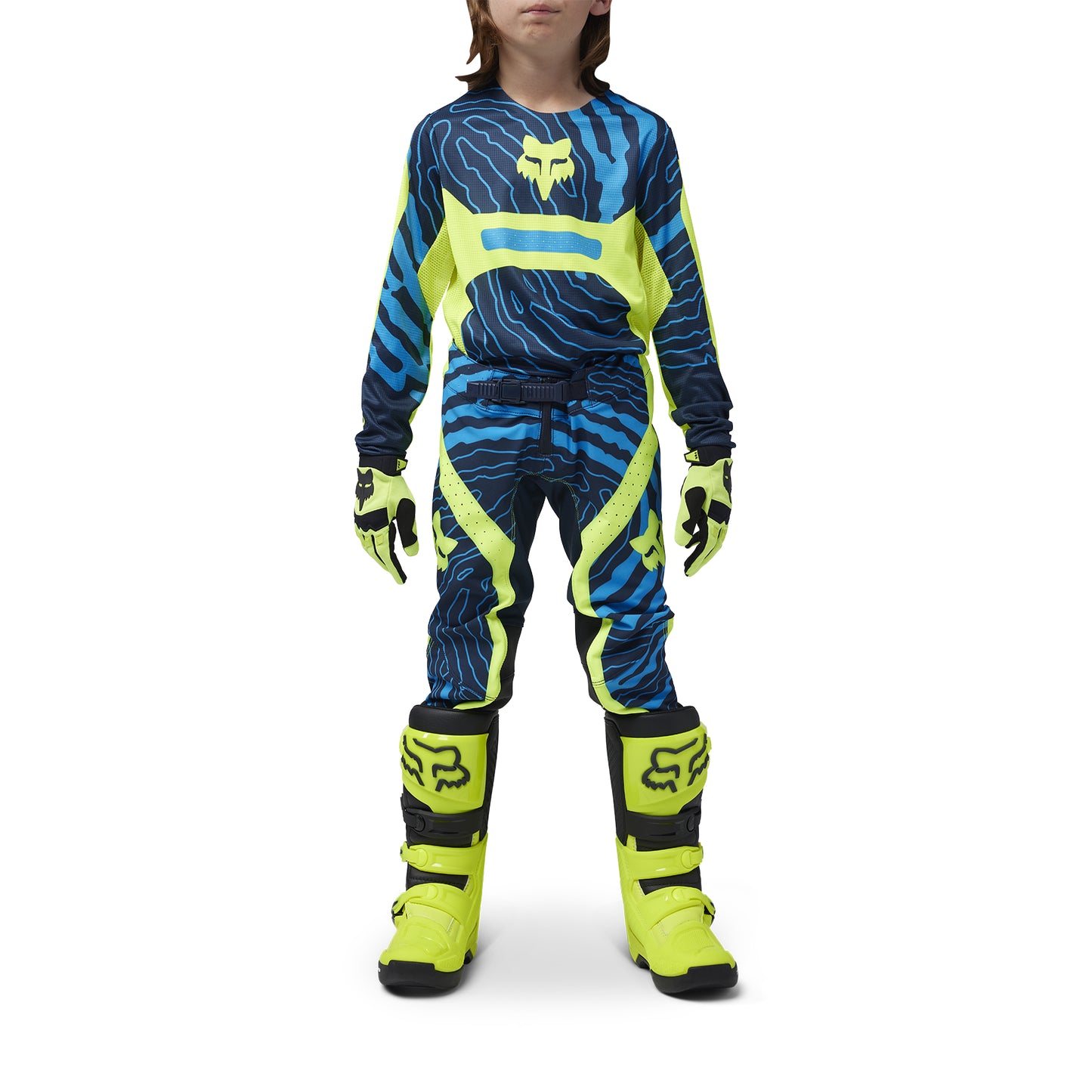 FOX 2025 YOUTH FLEXAIR IMPRESSION PANTS - FLO YELLOW