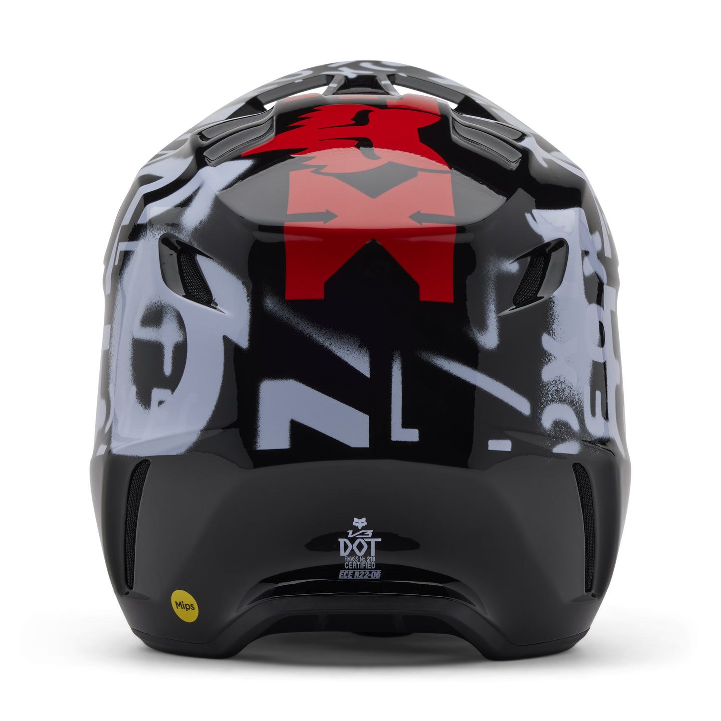 FOX 2025 V3 SEVENTY4 HELMET - BLACK