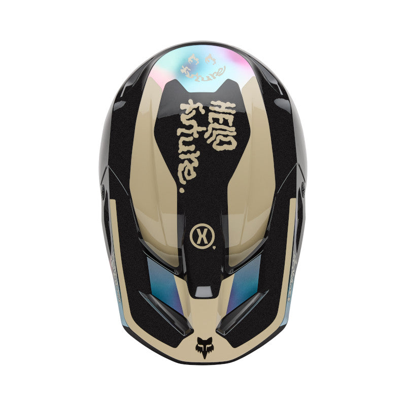FOX 2025 V1 HELLO FUTURE HELMET - BLACK