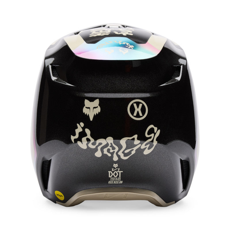 FOX 2025 V1 HELLO FUTURE HELMET - BLACK