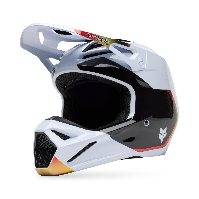 FOX 2025 V1 HELLO FUTURE HELMET - WHITE