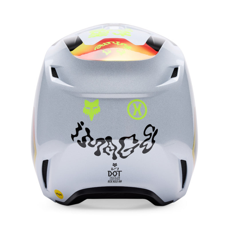 FOX 2025 V1 HELLO FUTURE HELMET - WHITE