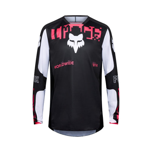 FOX 2025 180 DIGI IMAGE JERSEY - BLACK/PINK