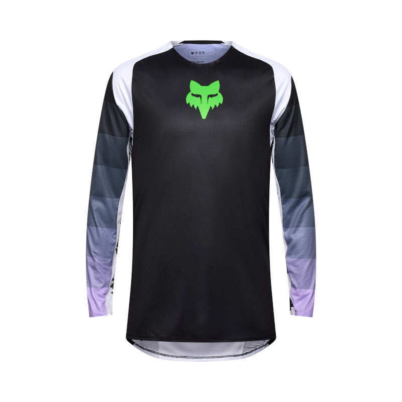 FOX 2025 FLEXAIR GRID JERSEY - BLACK/PURPLE