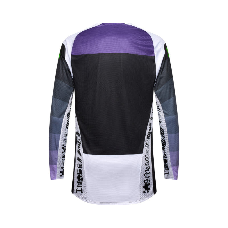 FOX 2025 FLEXAIR GRID JERSEY - BLACK/PURPLE