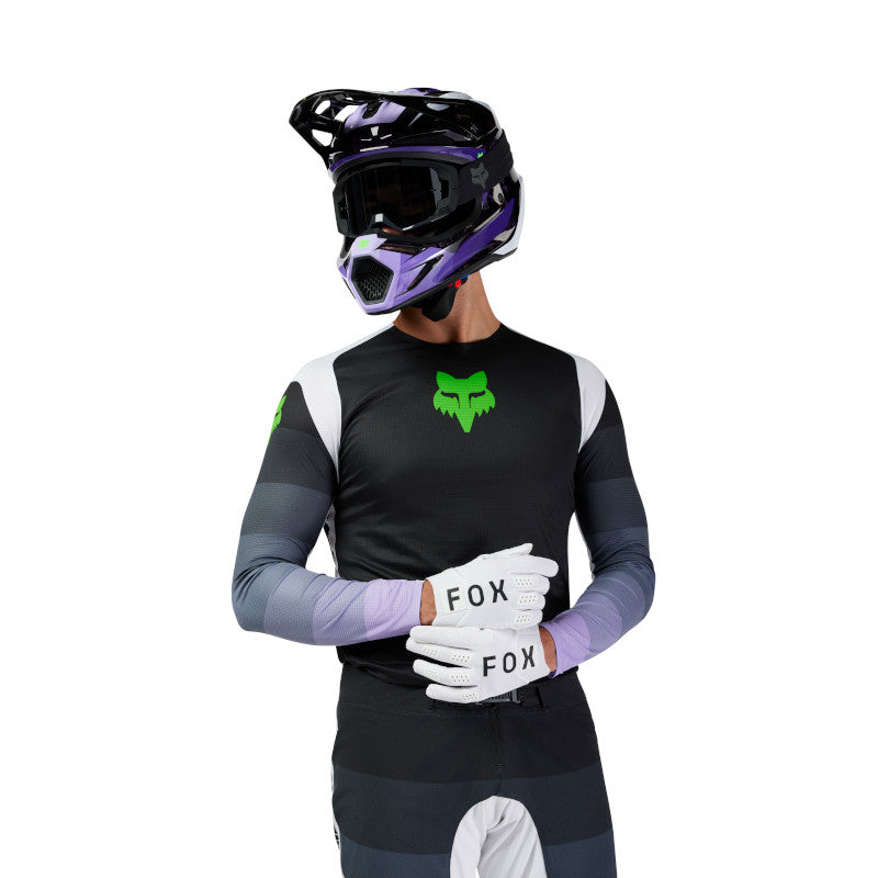 FOX 2025 FLEXAIR GRID JERSEY - BLACK/PURPLE