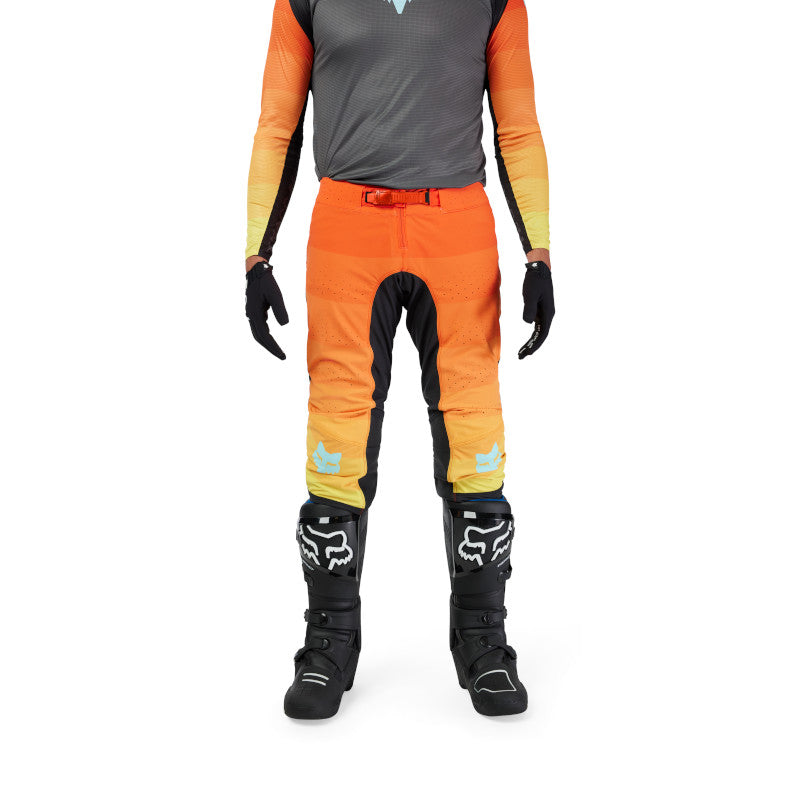 FOX 2025 FLEXAIR GRID PANTS - BLACK/ORANGE