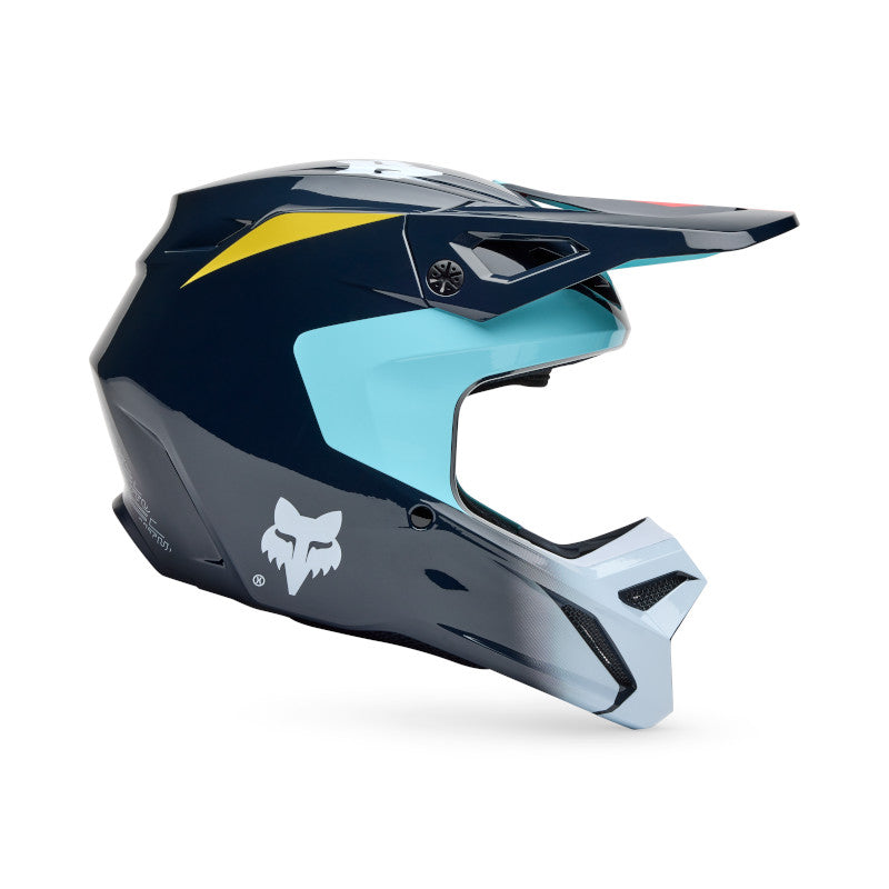 FOX 2025 YOUTH V1 ELEVATED HELMET - LIGHT BLUE