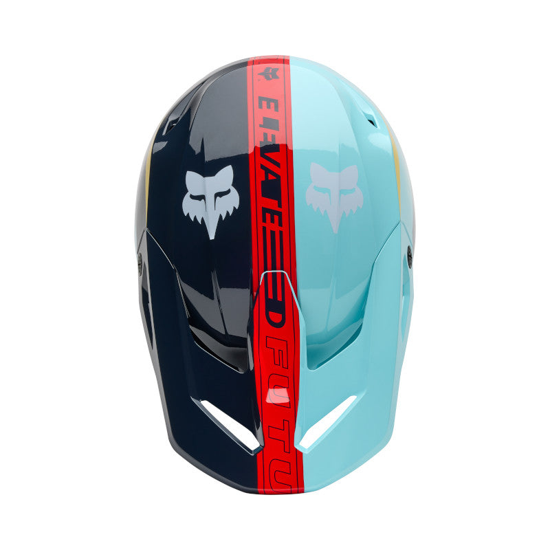 FOX 2025 YOUTH V1 ELEVATED HELMET - LIGHT BLUE