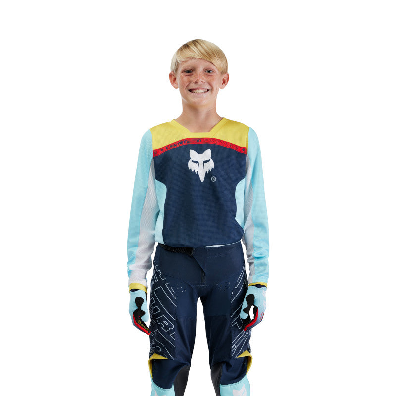 FOX 2025 YOUTH 180 ELEVATED JERSEY - LIGHT BLUE